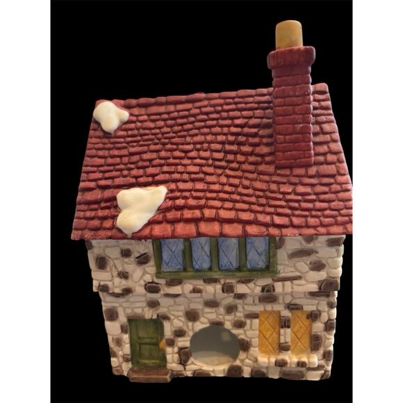 Dept 56 Crowntree Inn Dickens Christmas Village Incl Light & Box 1984 Ret Vtg - Picture 4 of 7